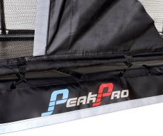 Батут EXIT PeakPro 305 x 519 см, black, зі сходами і сіткою (13.12.17.00)
